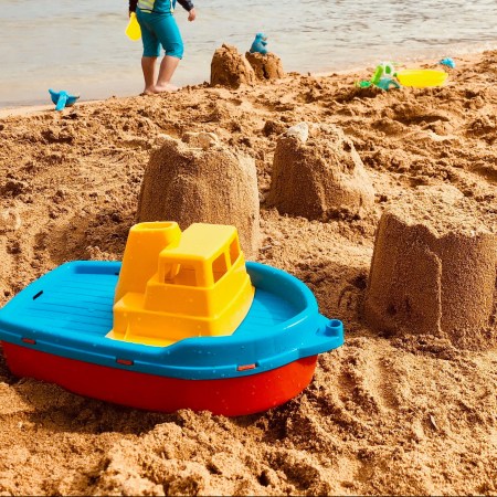 Beautiful sand at a beach in Malta
