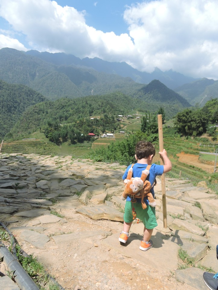 Toddler Trekking, Sapa valley